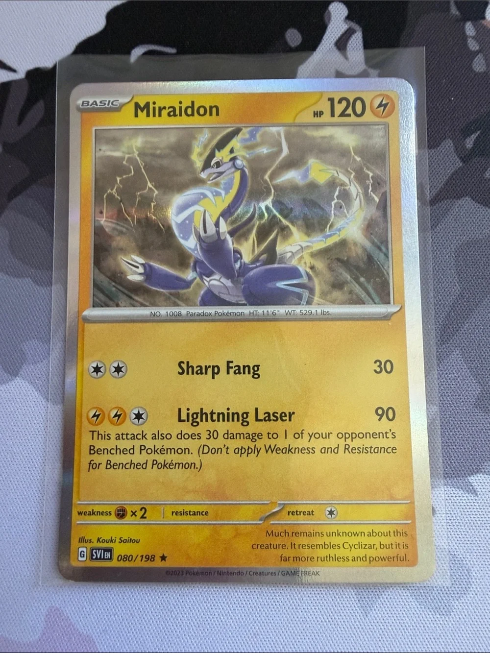 Miraidon Pokémon Card Lot | 3 Holo & Reverse Holo Cards ✨5/$25✨